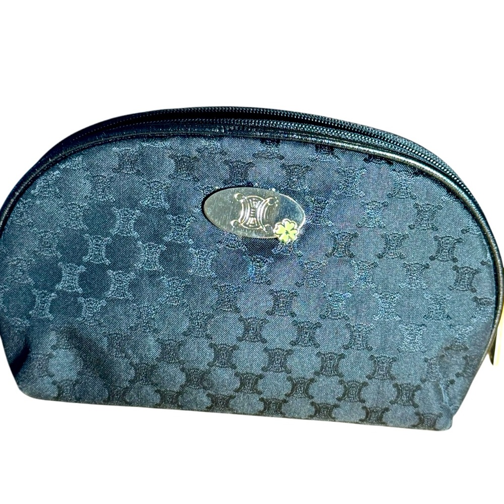 Celine Pouch Celine Pouch  Navy Blue Macadam in mint condition